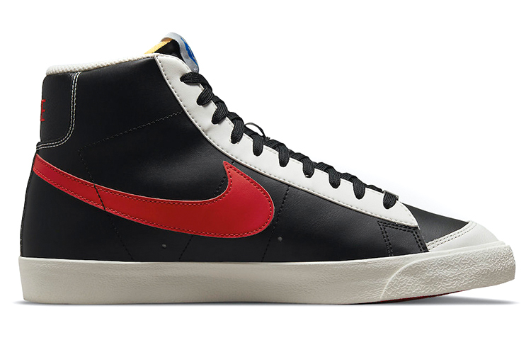 Кроссовки Nike x NBA Blazer Mid '77 Emb Nba 75th Anniversary, белый/черный — фото 2