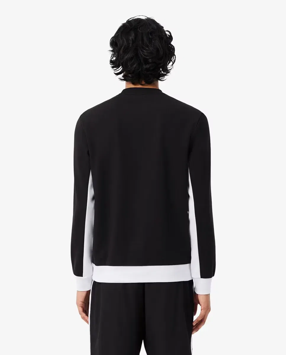 Мужская свитшот с цветными блоками Lacoste, Negro — фото 2