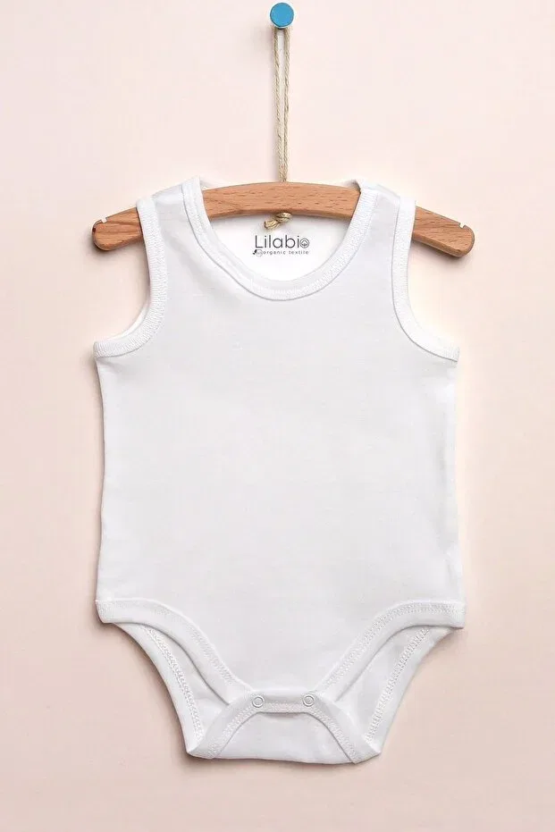 Детское боди-слип с бретельками 5 шт Lilabio, White — фото 2
