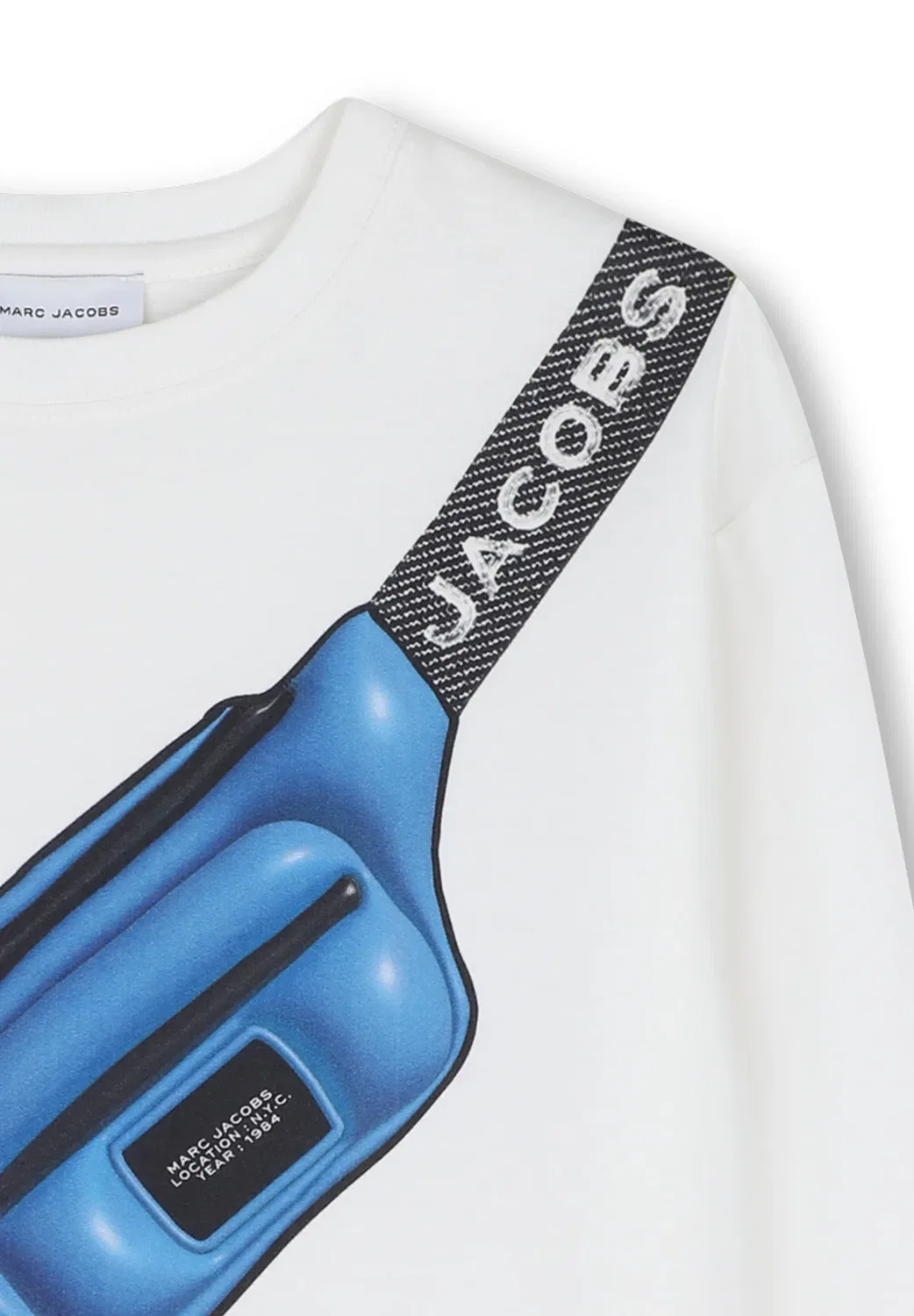 Tee-Shirt manches longues - футболка с длинными рукавами Marc Jacobs Kids, Ivoire Pastel — фото 3
