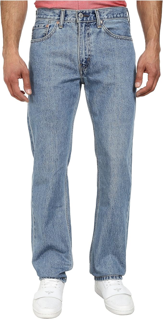 Джинсы Levi's 505 Regular, светло-синий с эффектом лёгкой поношенности