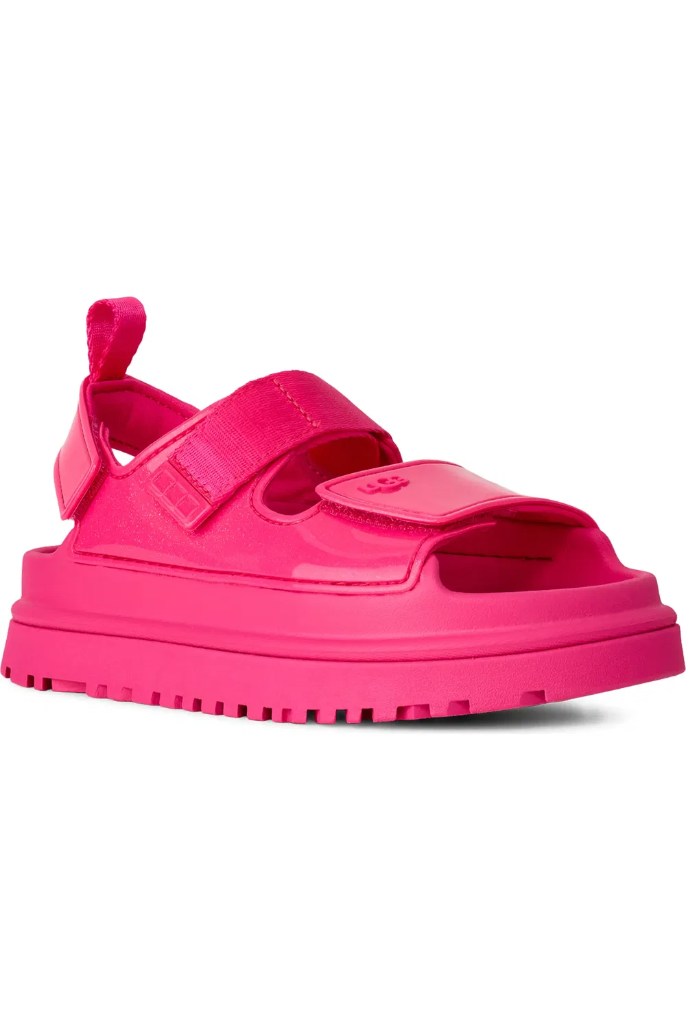 Детские сандалии платформа с блестками Goldenglow UGG, Deep Coral