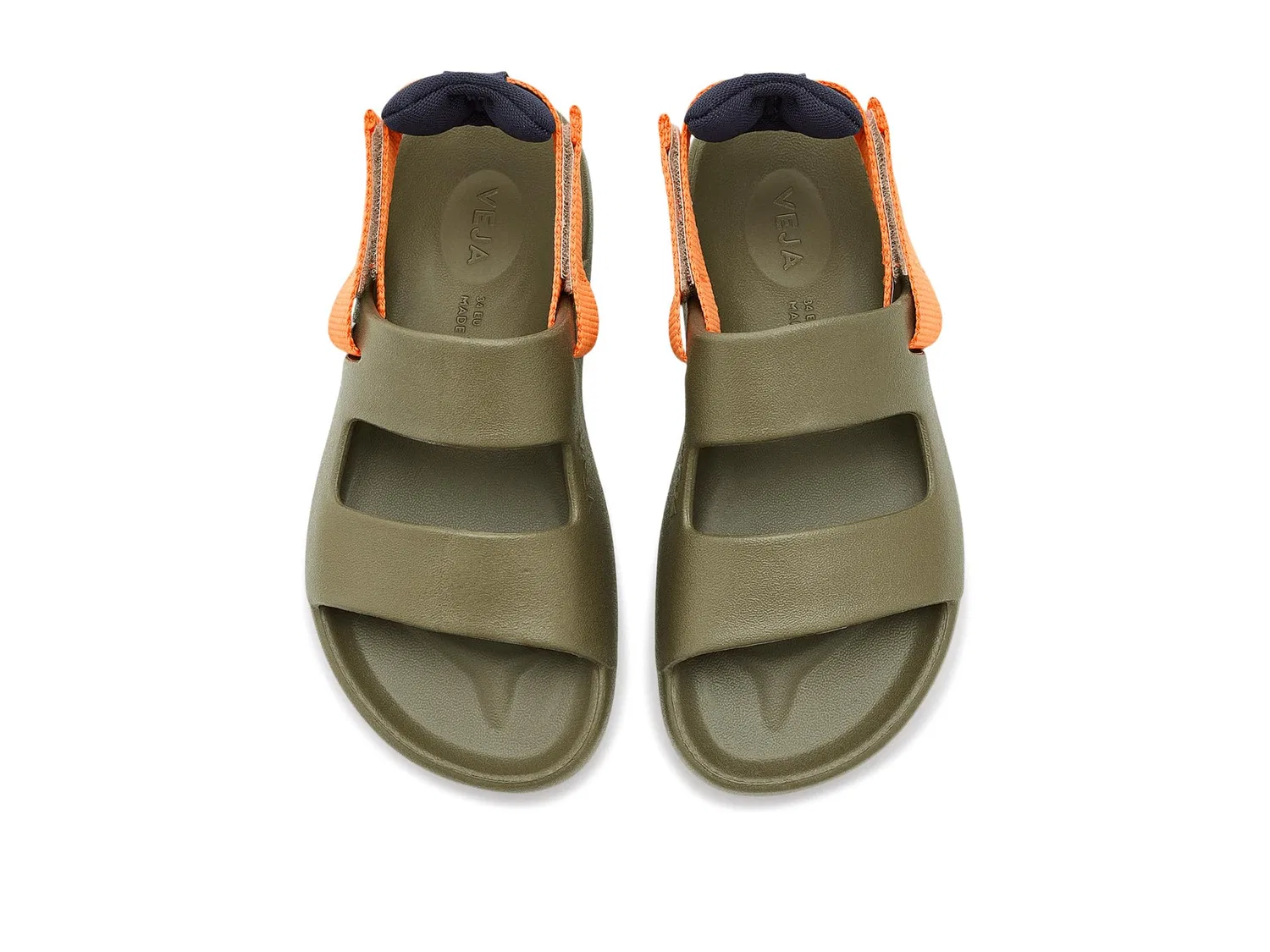 Сандалии Mini Etna Lite (для маленьких и больших детей) Veja Kids, Kaki — фото 3