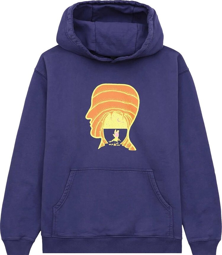 

Худи Brain Dead Tongue Demon Hoodie 'Navy', синий