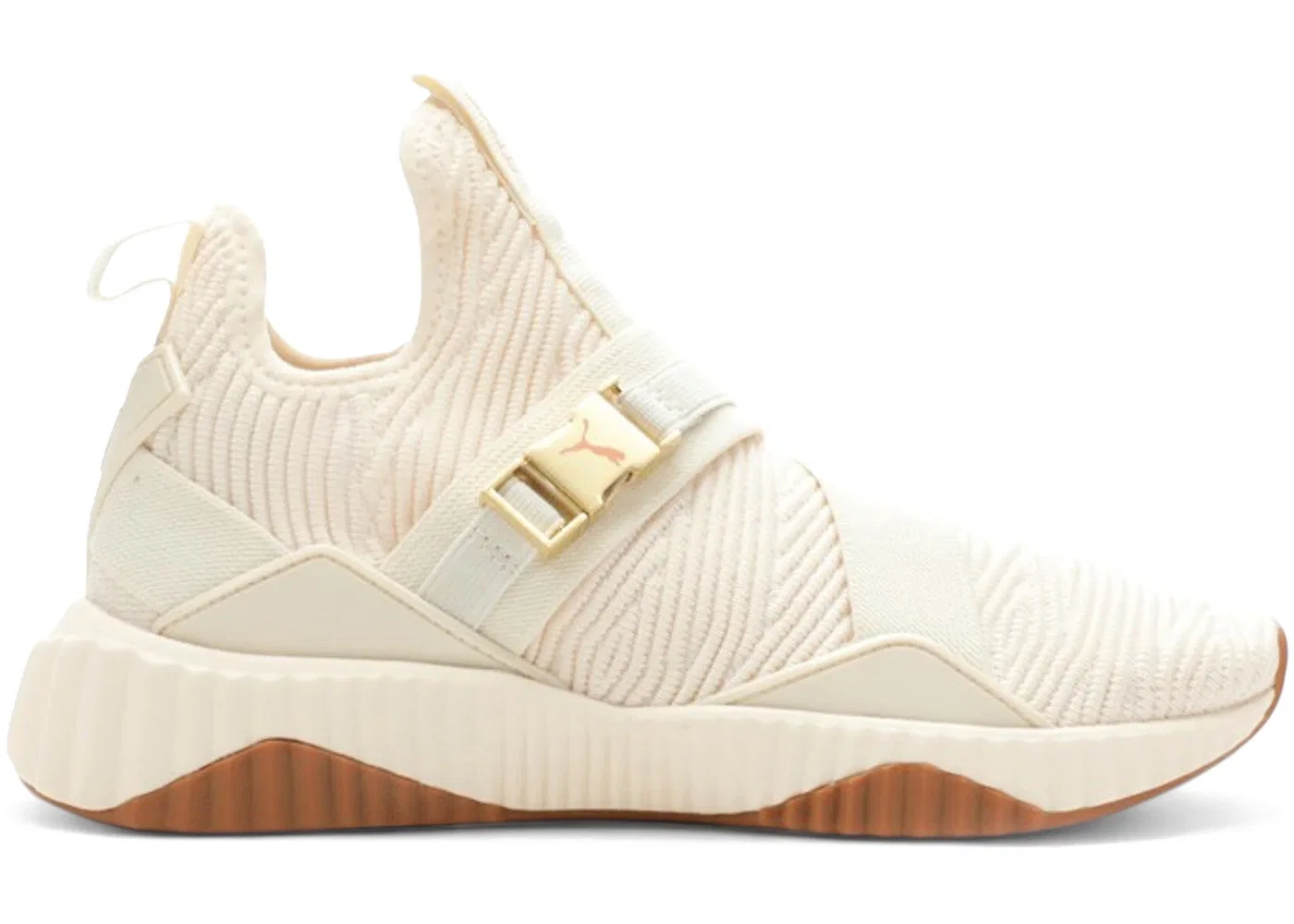 Детские кроссовки Lifestyle Puma Defy Varsity Mid, Pristine/Puma Gold