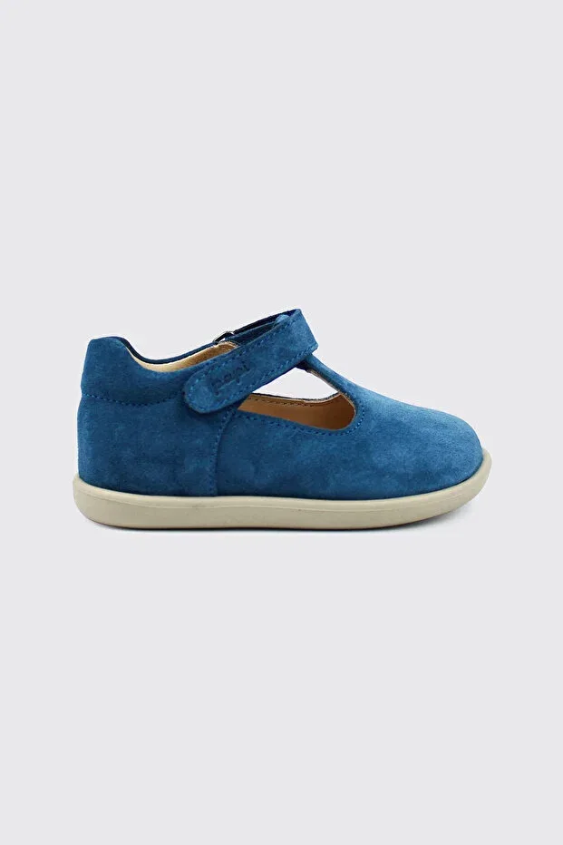Детские туфли для мальчиков кожаные Calpello Papi Ayakkabı, Blue — фото 3