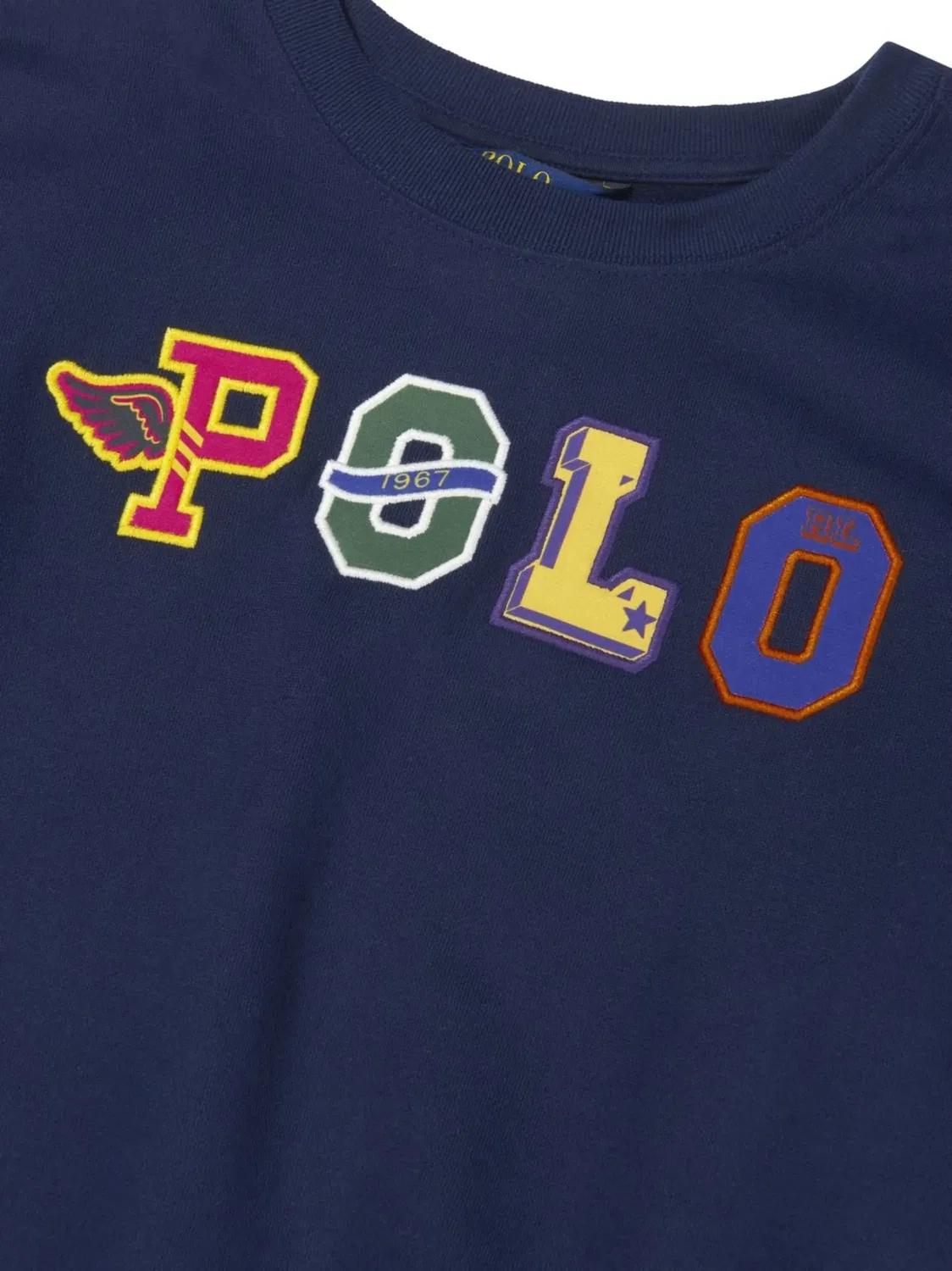 Толстовка с аппликацией логотипа Polo Ralph Lauren, темно-синий — фото 2