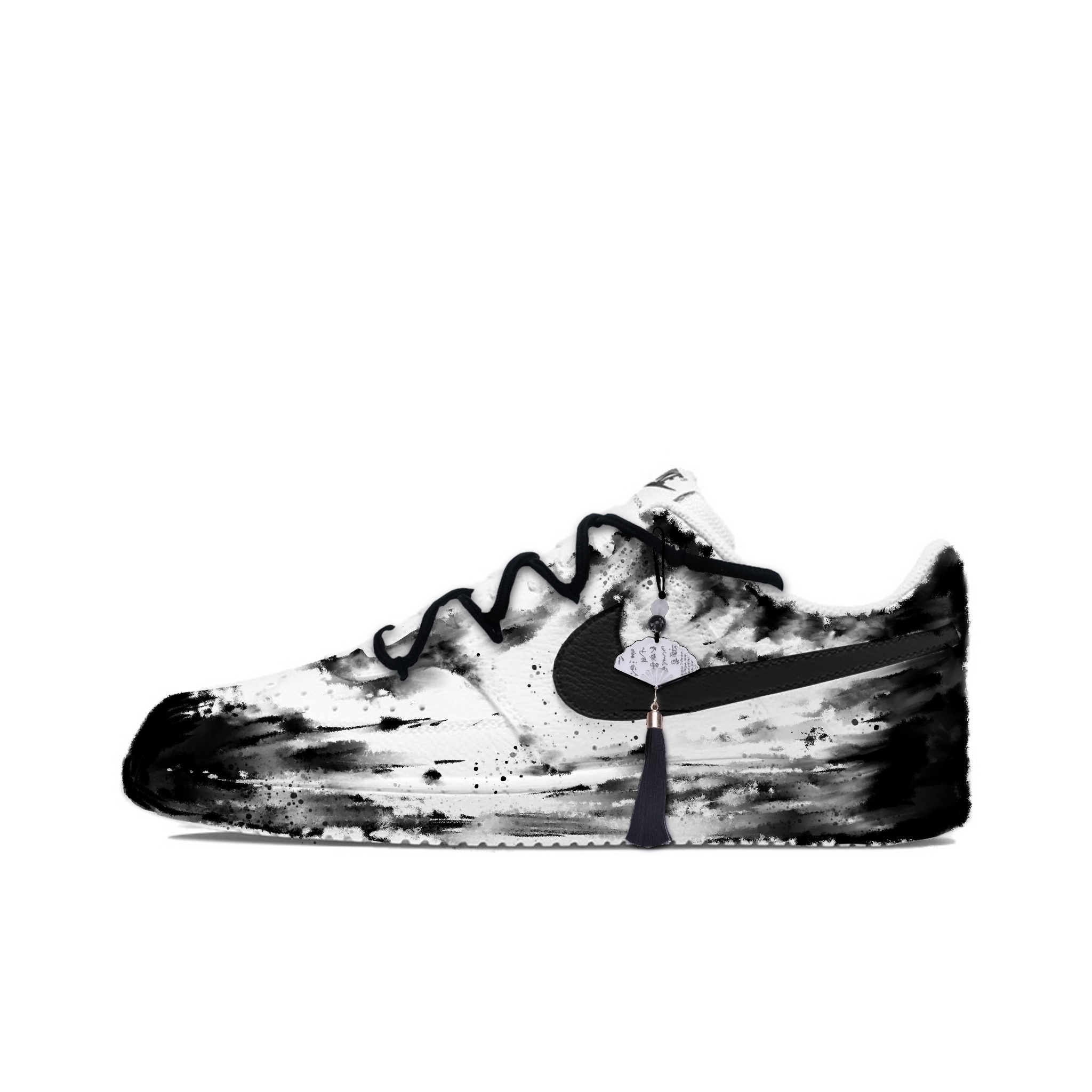 

Nike Court Vision Slip Resistant, Abrasion Resistant, Lightweight Low Top Skateboard Shoes Men's Black