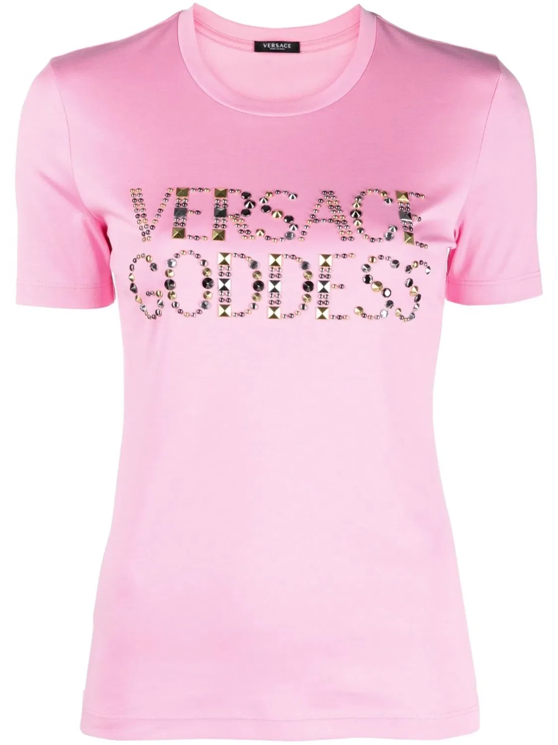 Versace Футболка розовая с логотипом