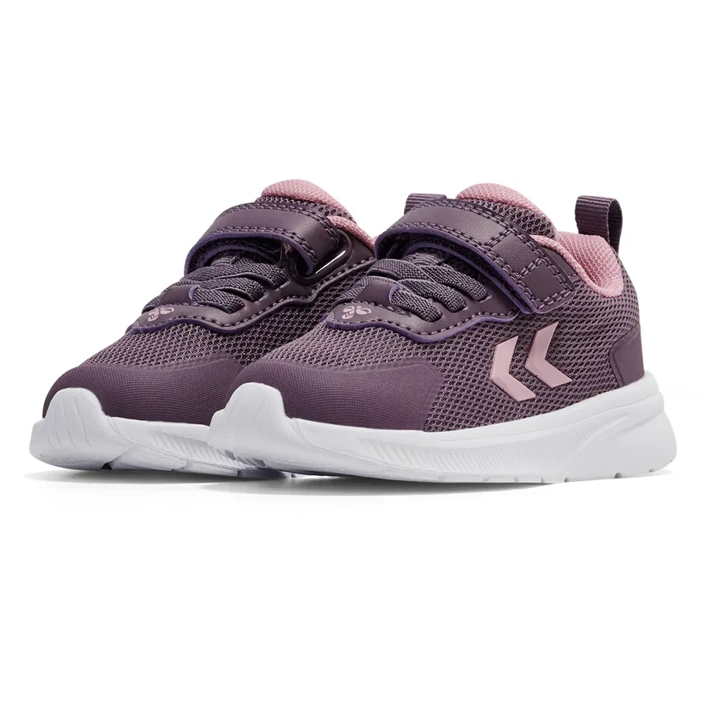 Детские кроссовки для девочек с дышащим верхом Hummel Actus TR Breather, Purple — фото 2