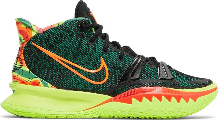 

Кроссовки Nike Kyrie 7 'Weatherman Alternate', черный, Черный;зеленый, Кроссовки Nike Kyrie 7 'Weatherman Alternate', черный