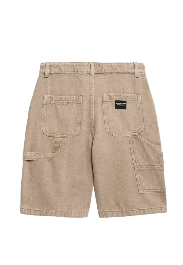 Шорты джинсовые Unisex Marks & Spencer, коричневый — фото 2