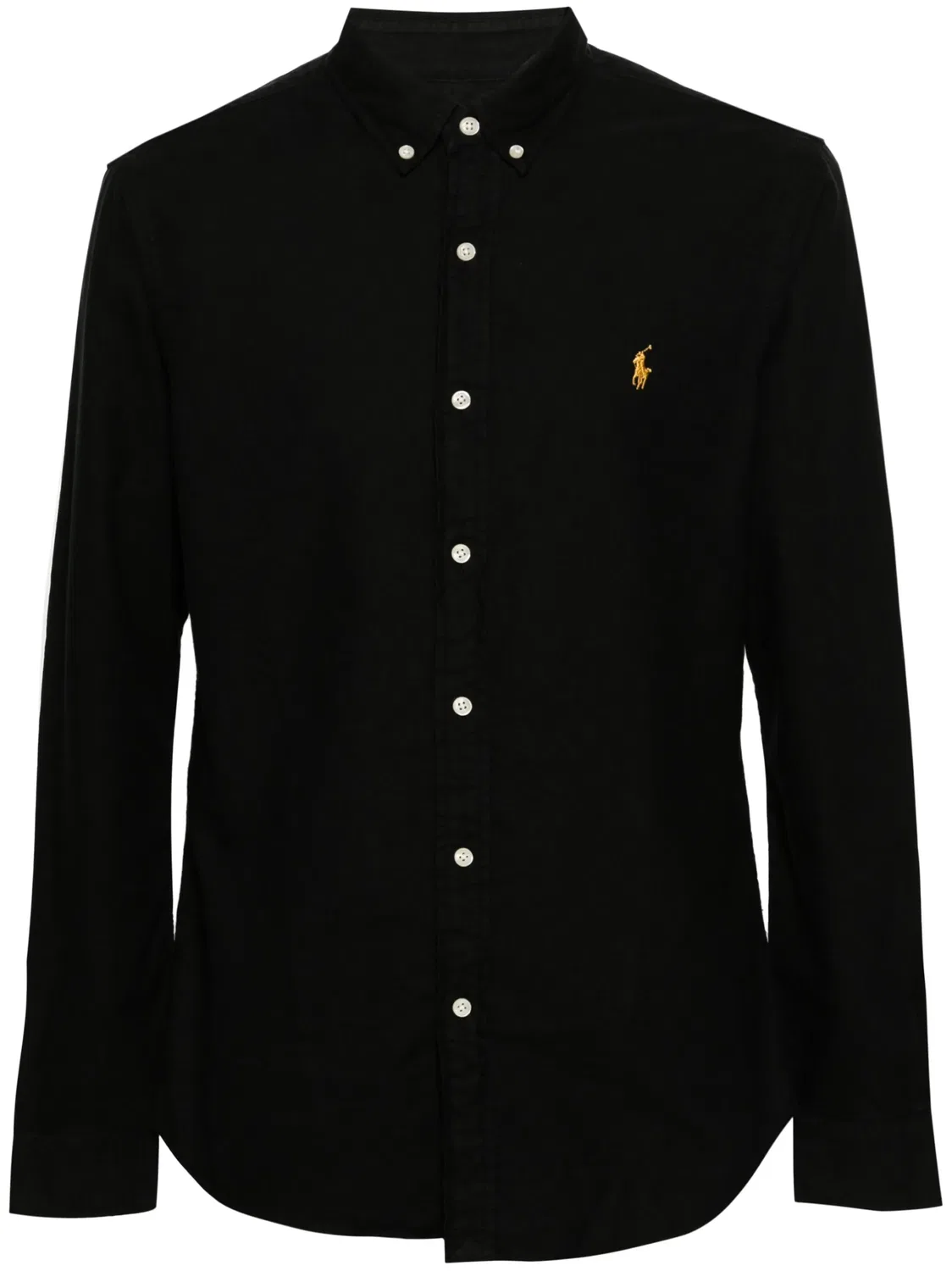Поло-рубашка с логотипом Pony Polo Ralph Lauren, черный