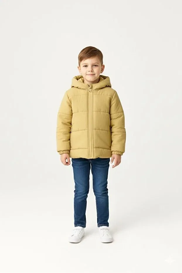 Детское пальто для девочек водонепроницаемое Basics Lesso Kids, Beige