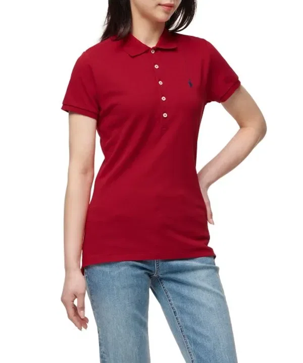Футболка поло с сетчатой вставкой Polo Ralph Lauren, красный