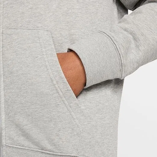 Мужское худи с капюшоном Nike Club Fleece, Цвет: Grau — фото 4