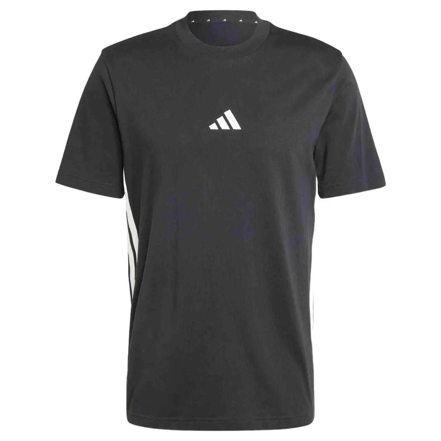 Мужская футболка с длинным рукавом Adidas 3S Single Jersey Tee, Schwarz Bunt — фото 4