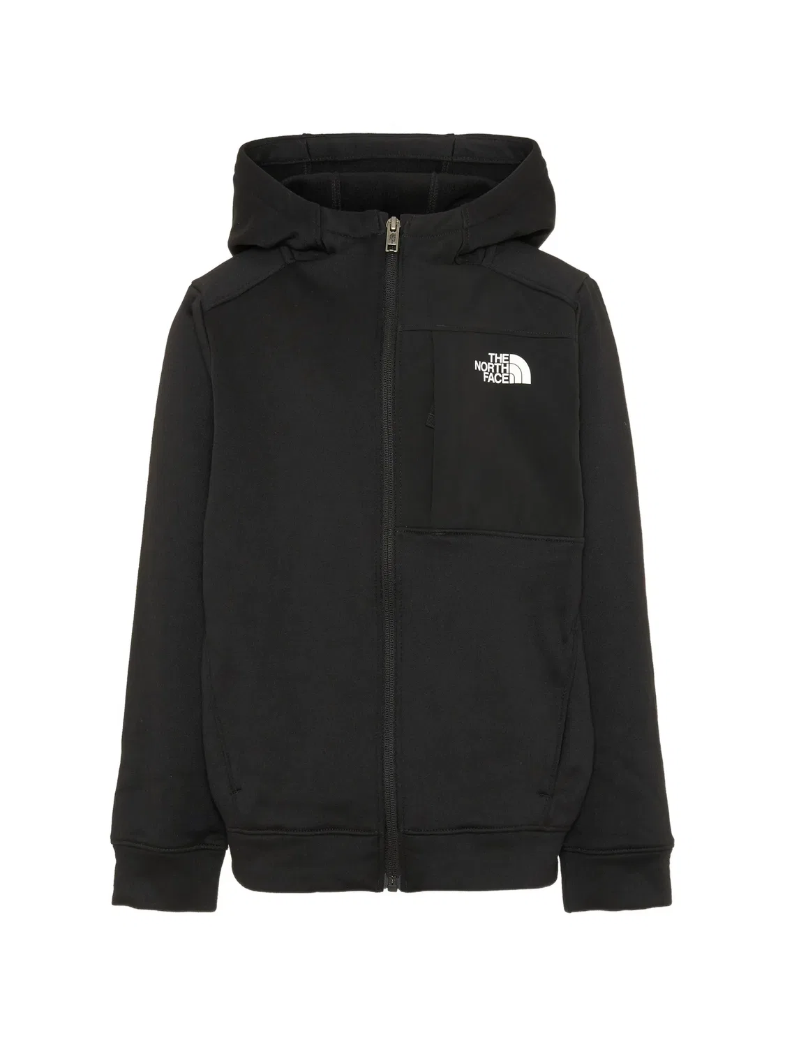 The North Face Худи на молнии с логотипом, черный