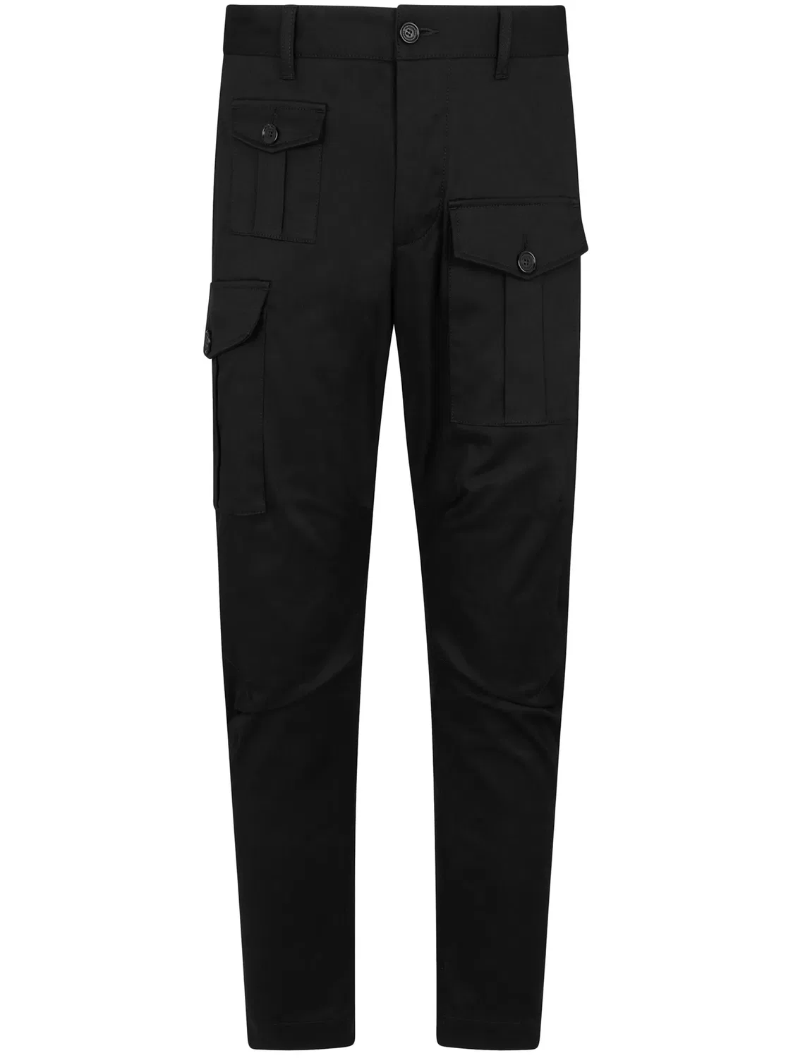 Зауженные карго-брюки DSQUARED2, черный