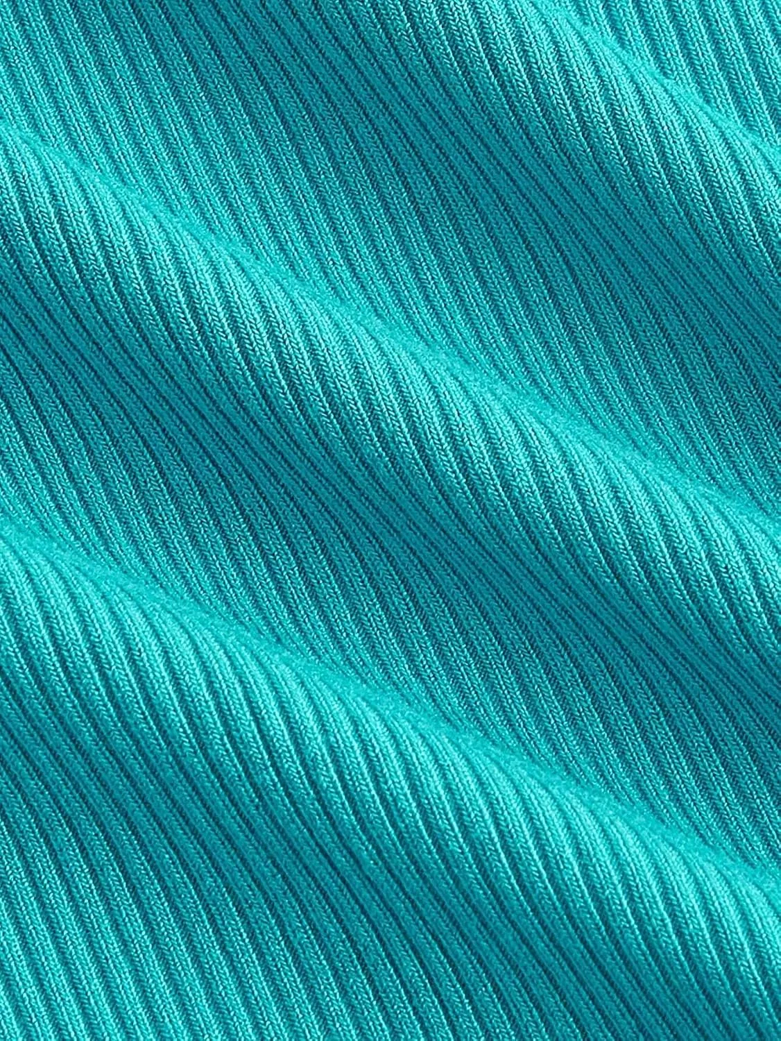 Женское повседневное платье-миди с узлом спереди, Mint Blue — фото 2