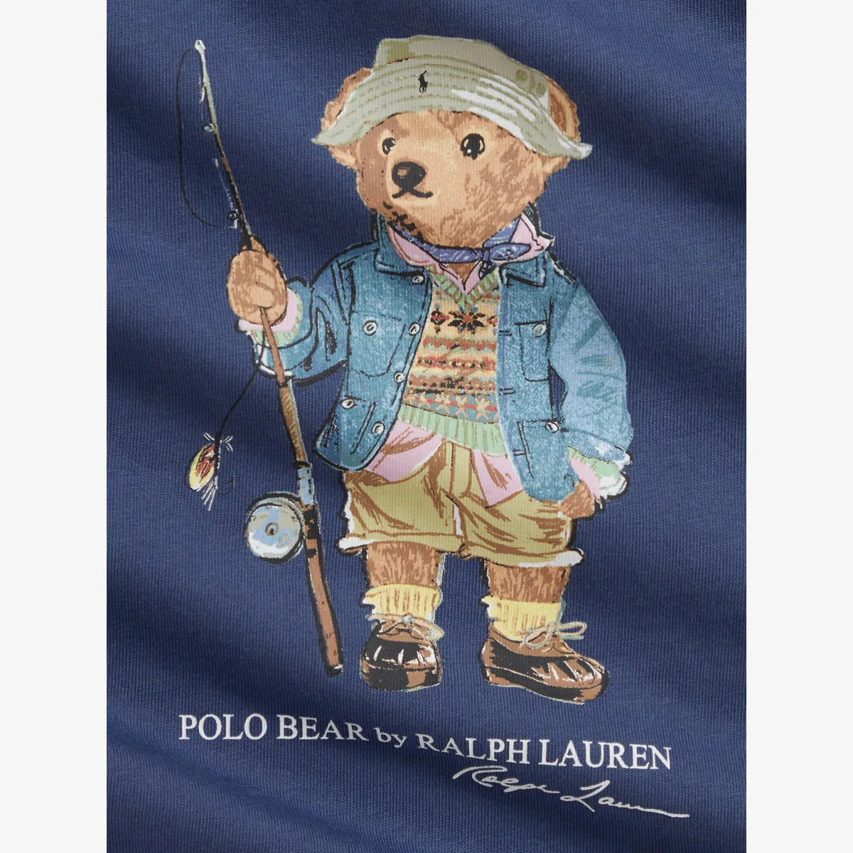 Детский комбинезон из хлопкового трикотажа с фирменным принтом Polo Ralph Lauren — фото 2