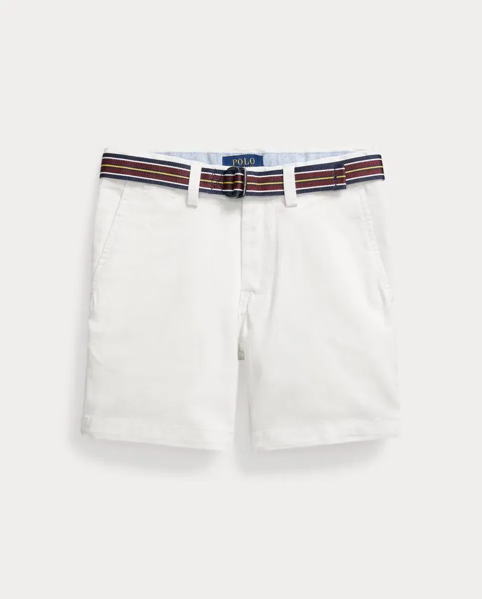 Детские шорты для мальчиков хлопковые Bedford Polo Ralph Lauren, Blanco Roto — фото 2