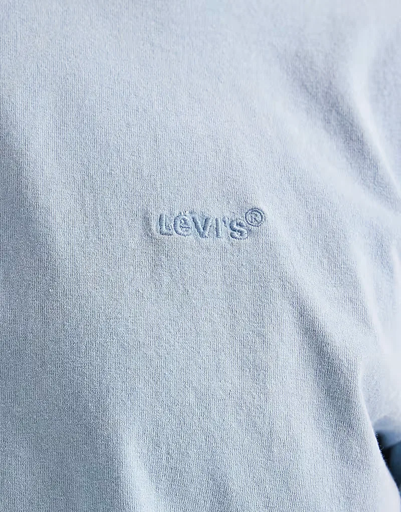 Футболка винтажная Red tab garment dye Levi's, выстиранный синий — фото 3