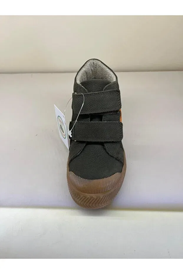Детские ортопедические ботинки для девочек из кожи Eren Premium, Khaki — фото 2