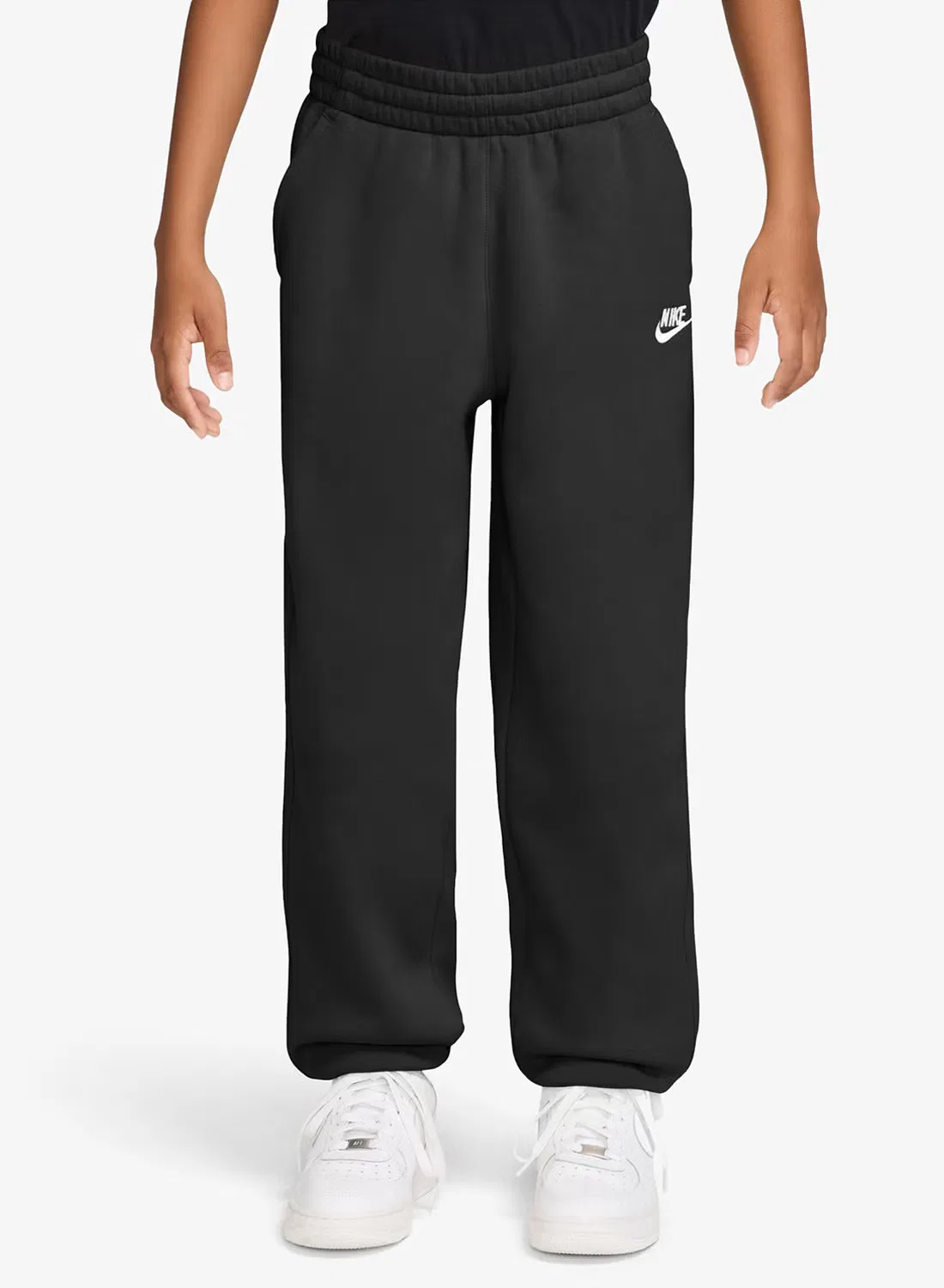Штаны из флиса свободные K NSW Club Nike, черный