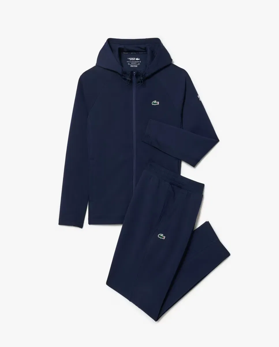 Мужской спортивный костюм с принтом Tennis x Novak Djokovic Lacoste, Azul Marino