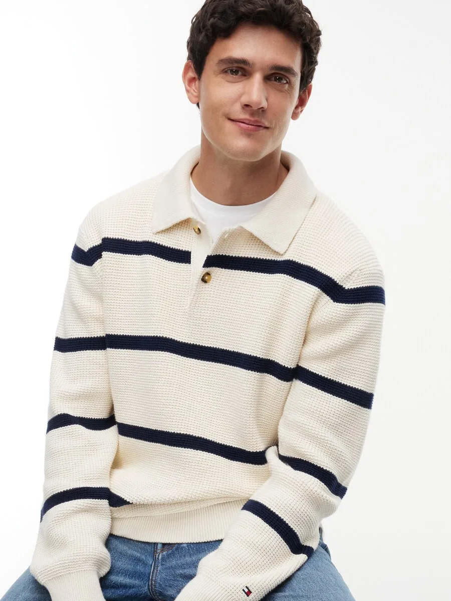 Свитер TOMMY HILFIGER песочного цвета — фото 3
