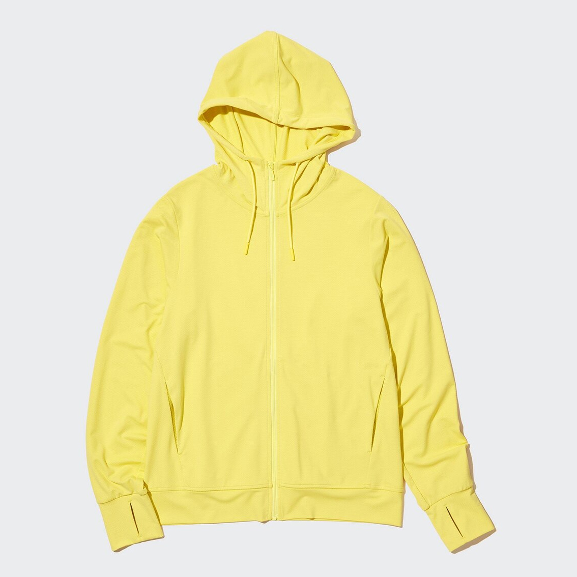 

Толстовка Uniqlo IRism Mesh UV Protection на молнии, желтый