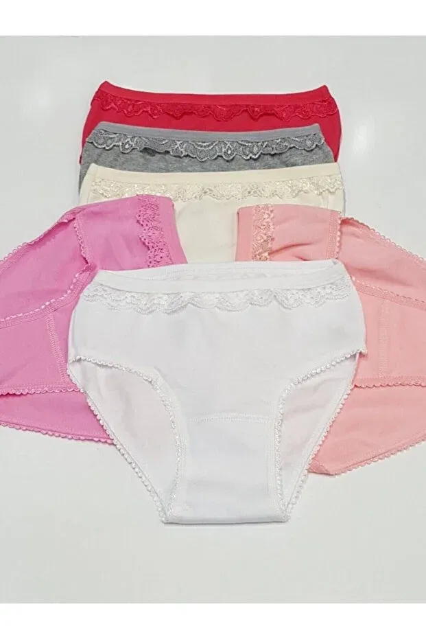 Детские трусы для девочек хлопковые 6 штук Tutku, Mixed Colors
