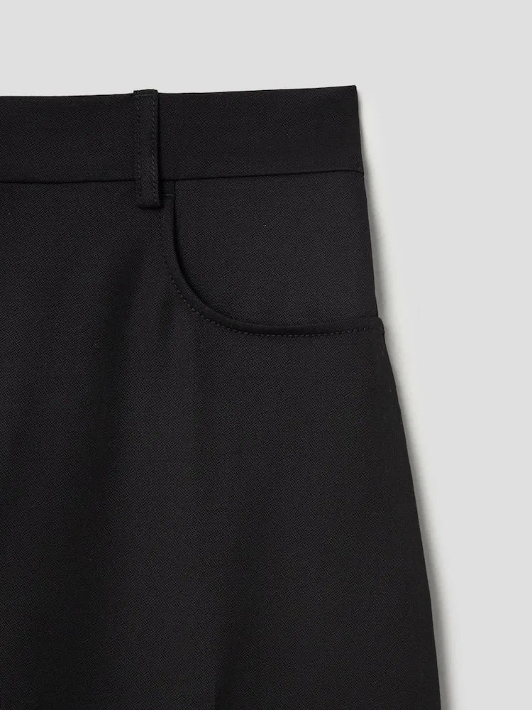 Брюки прямого кроя, высокие JACQUEMUS, Black — фото 4