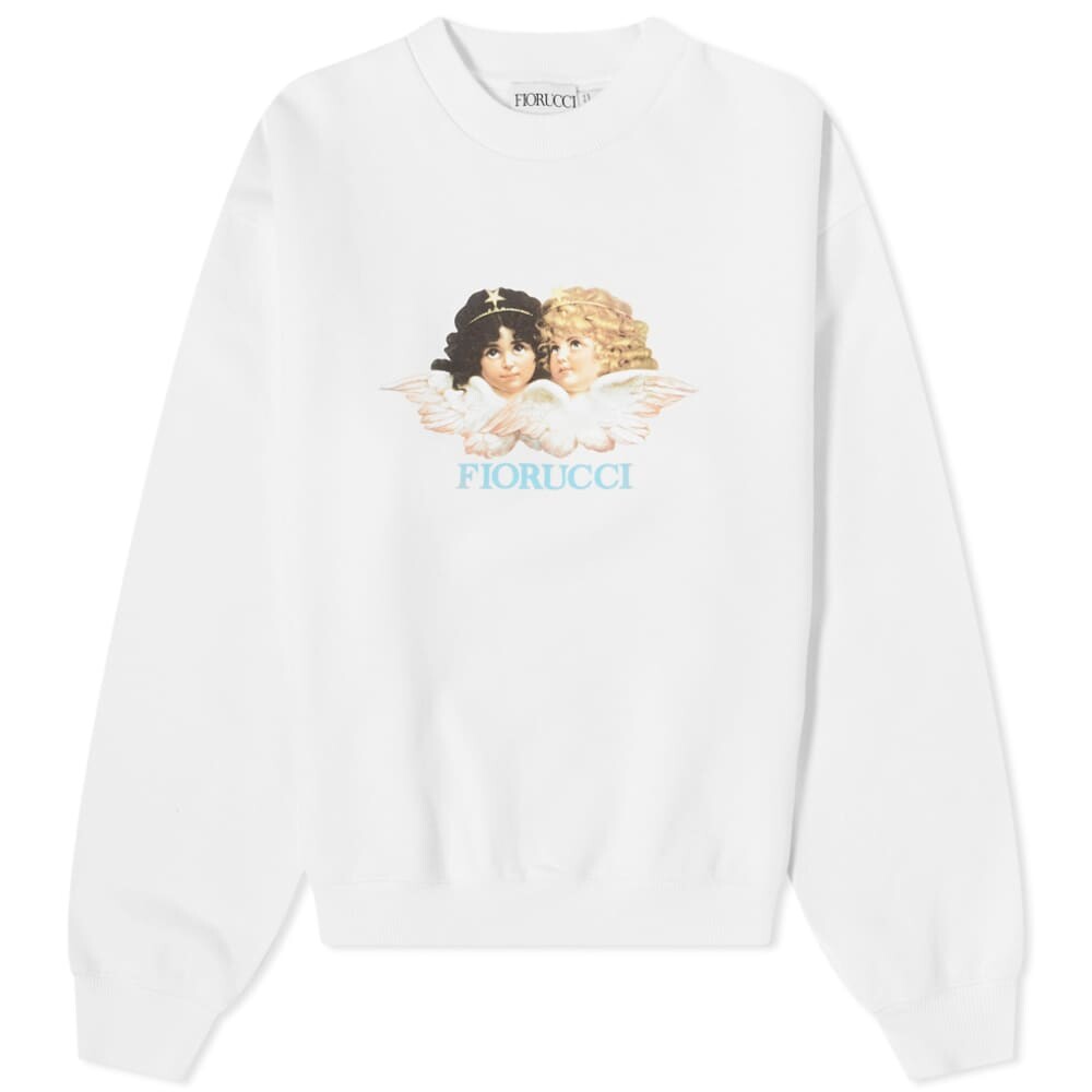 

Джемпер Fiorucci Classic Angel Crew Sweat, Белый, Джемпер Fiorucci Classic Angel Crew Sweat