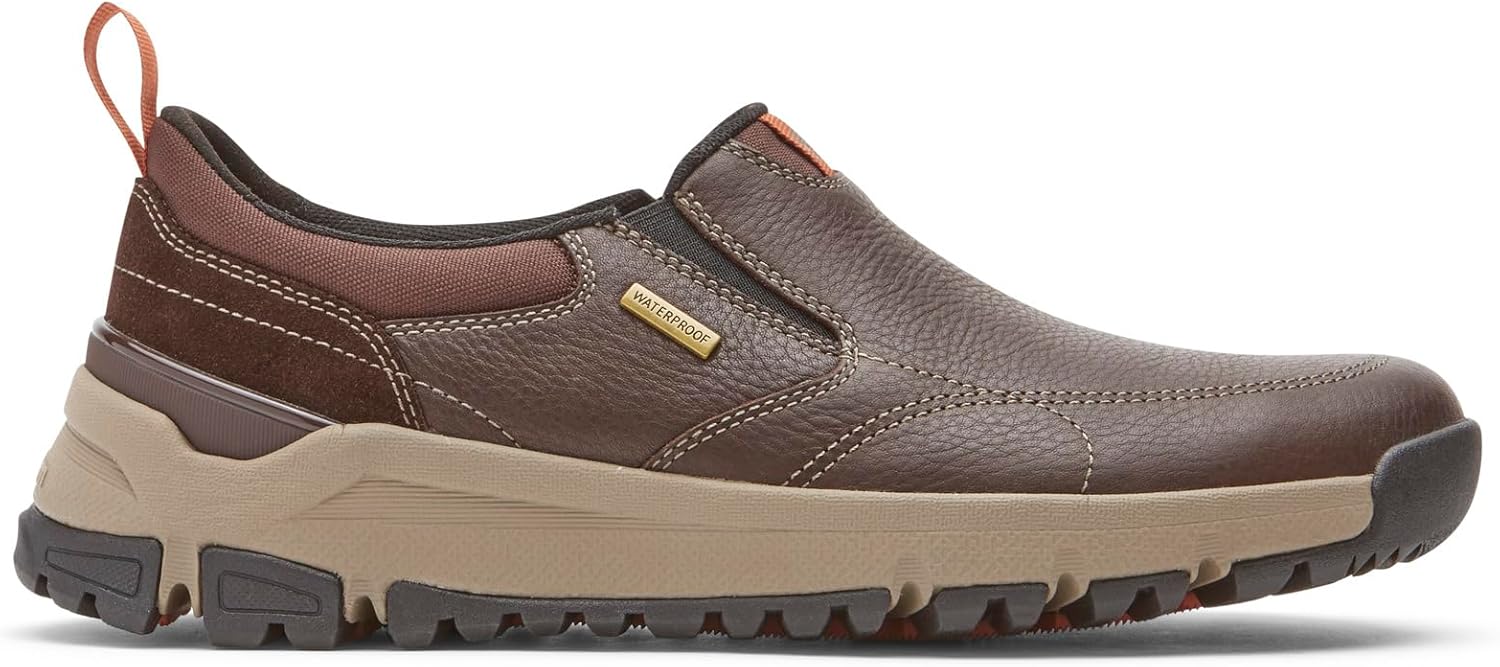 Мужские кроссовки Dunham Glastonbury Slip-on, коричневый — фото 4