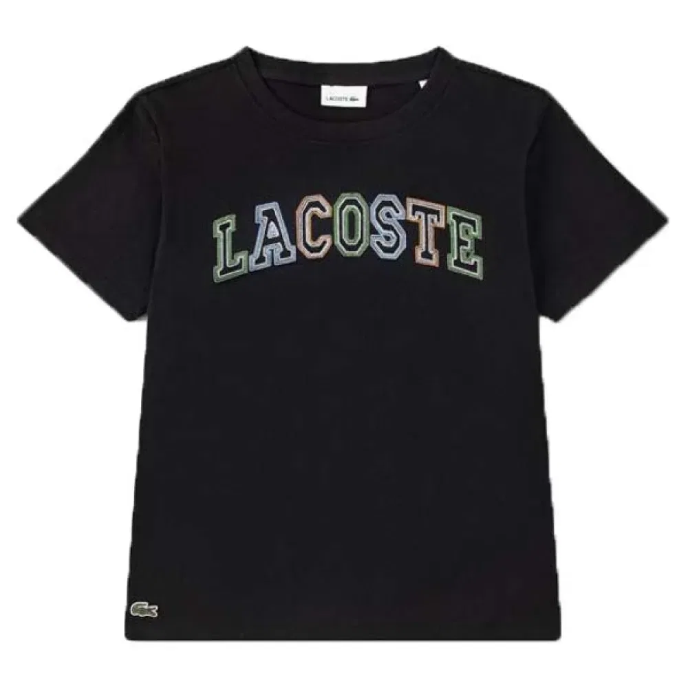 Футболка Lacoste Kids, черный