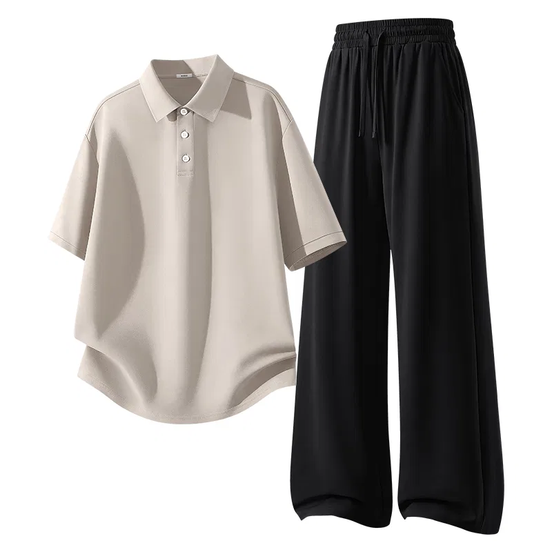 Детский комплект спортивной одежды из 2 предметов MINISO, White Solid Color + Black — фото 4