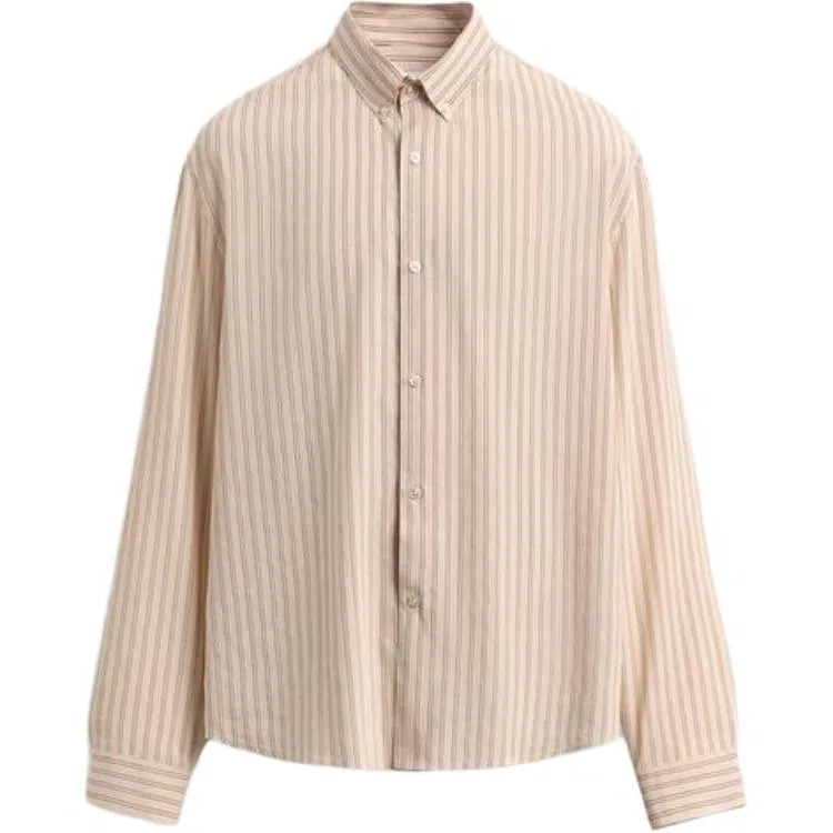 Мужская рубашка с воротником Light Pink Red, ZARA