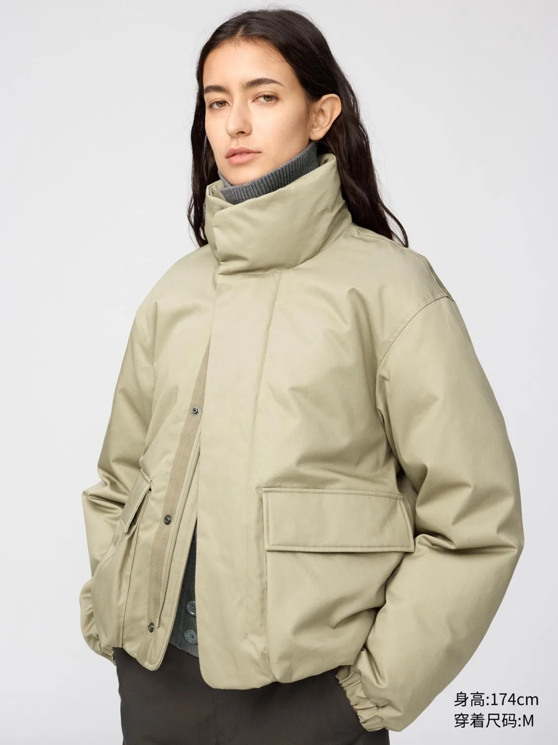 Куртка-бомбер высокопроизводительная Uniqlo, черный — фото 4