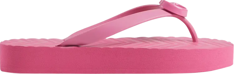 

Кроссовки Gucci Wmns Chevron Thong Sandal Pink, розовый