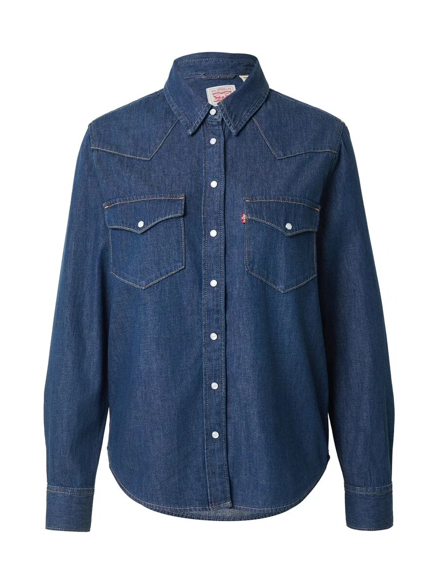 Блузка LEVI'S 'The Ultimate Western Shirt' темно-синего цвета