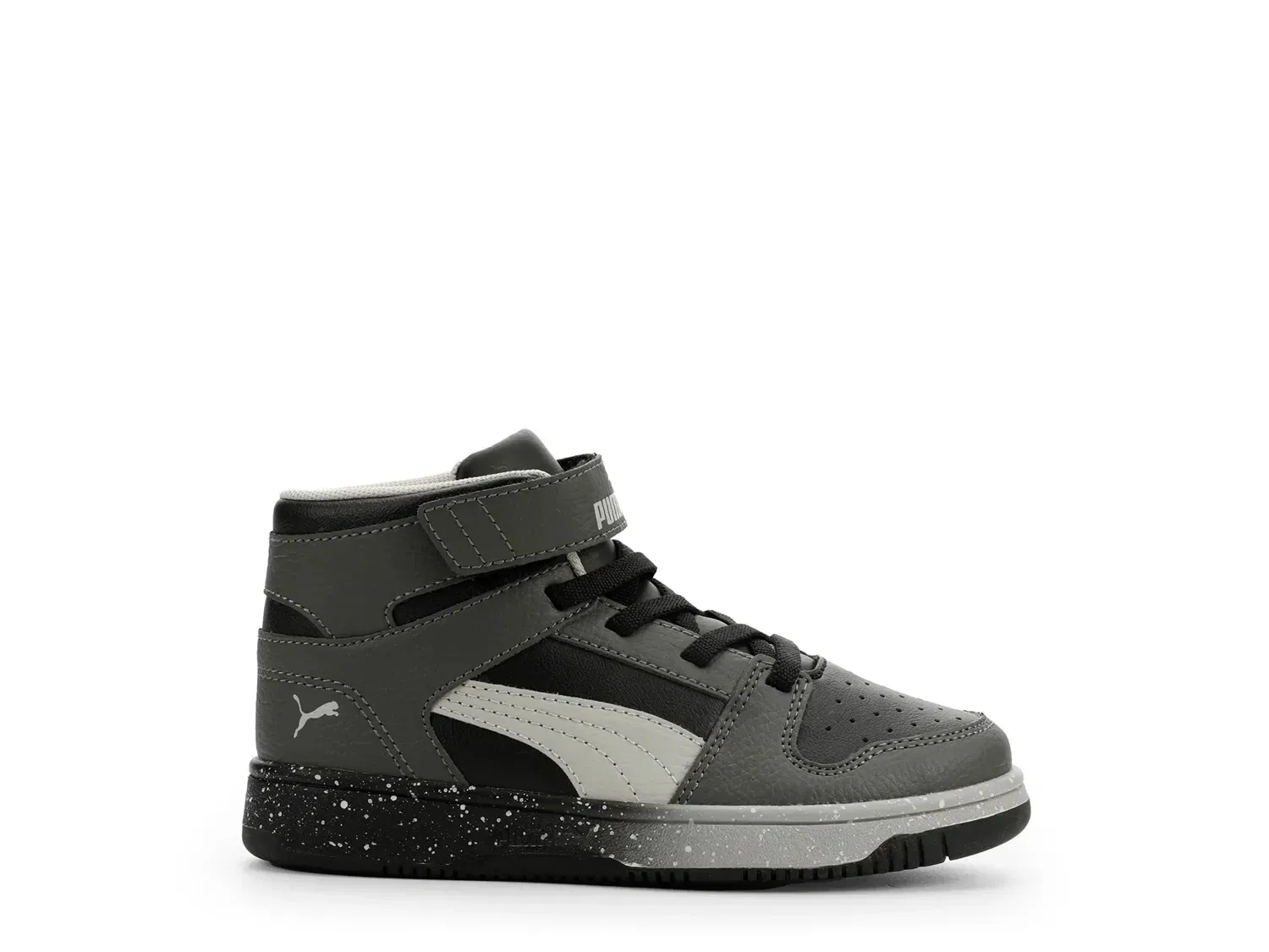 Кроссовки высокие Rebound Layup Speckle Fade, PUMA, серый