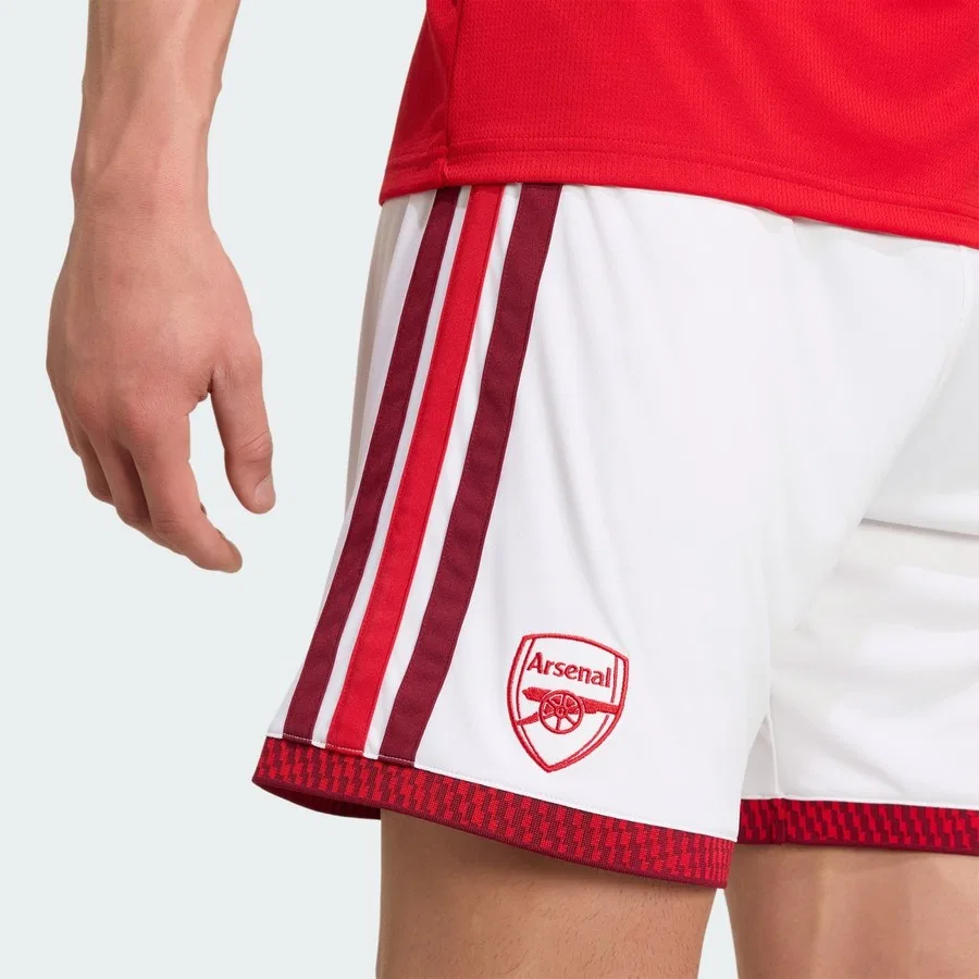 Шорты спортивные с принтом Arsenal FC Home Shorts adidas, Белый — фото 4