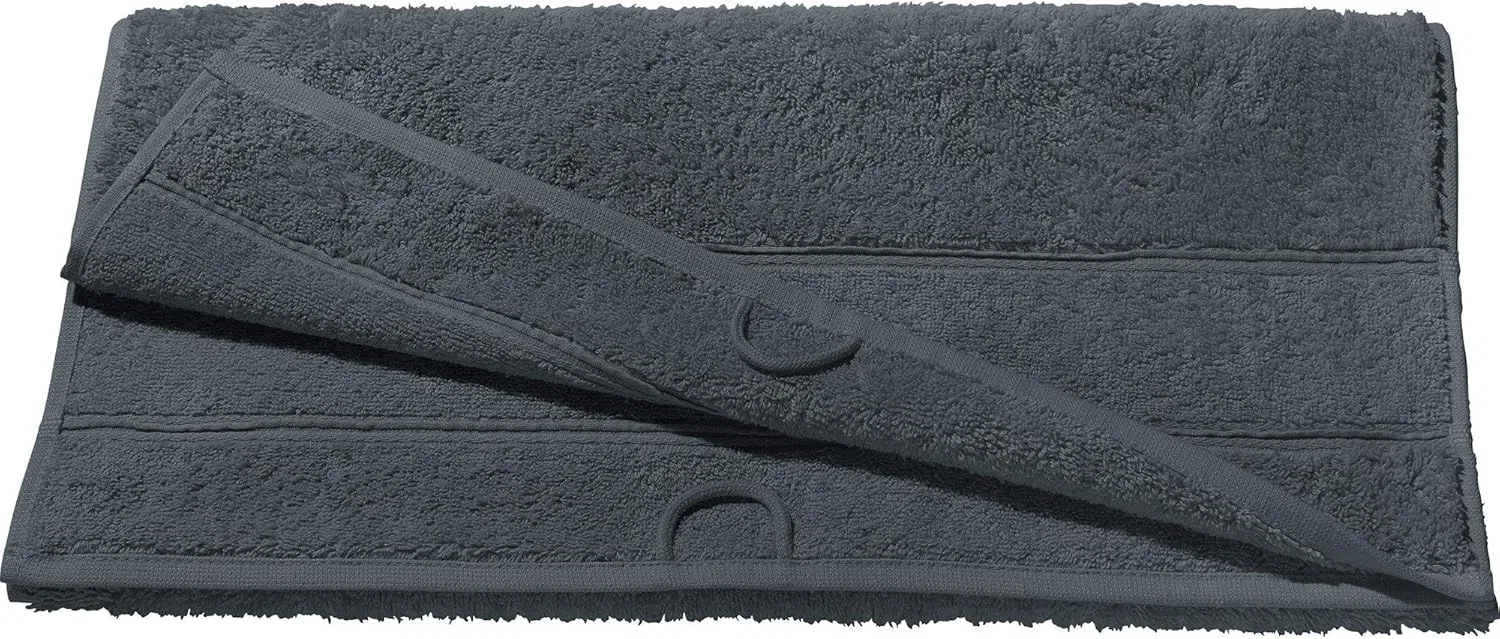 Пляжное полотенце 100% хлопок, 80x200 см, Erwin Müller, Slate — фото 4
