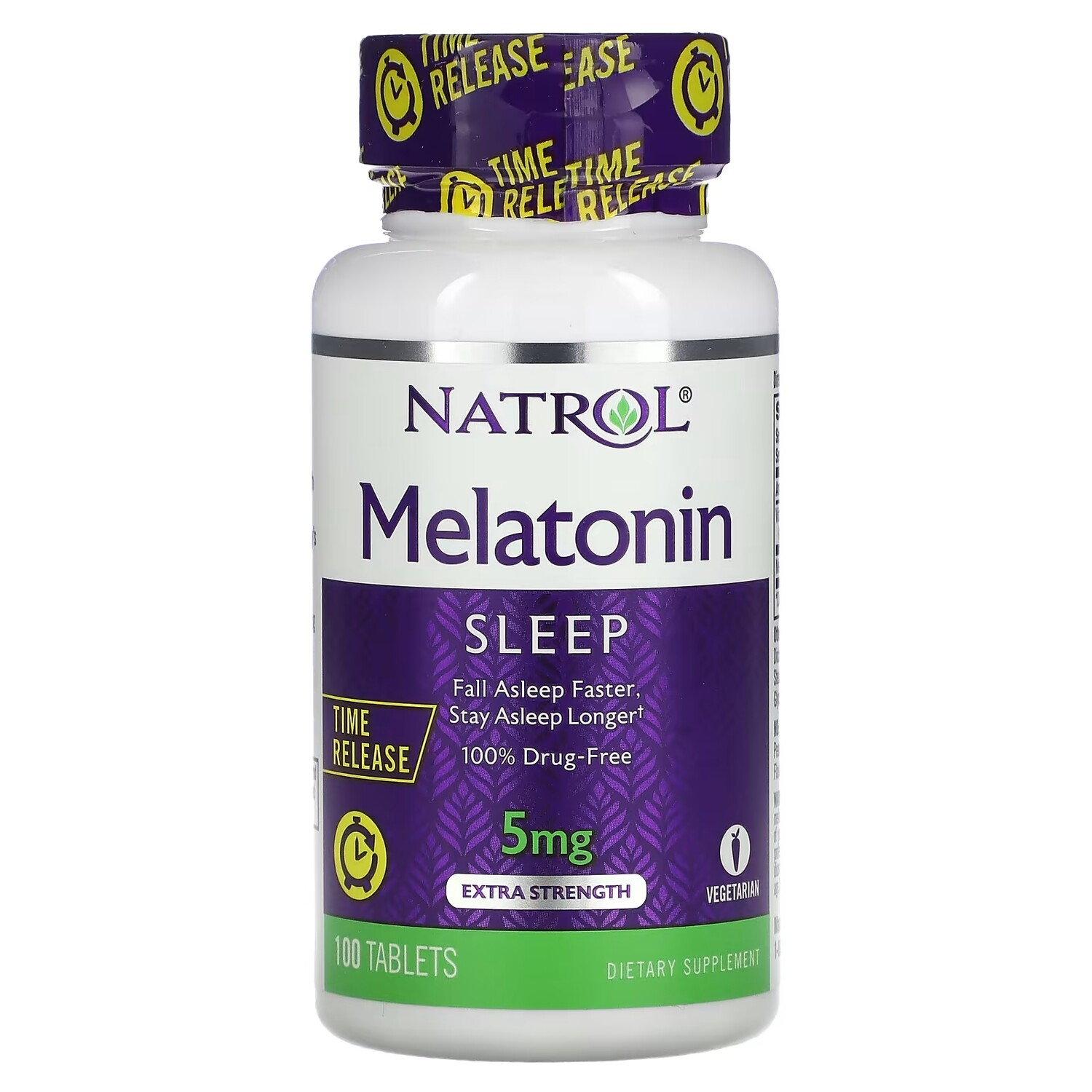 

Мелатонин с Повышенной Силой Действия Natrol, 100 таблеток