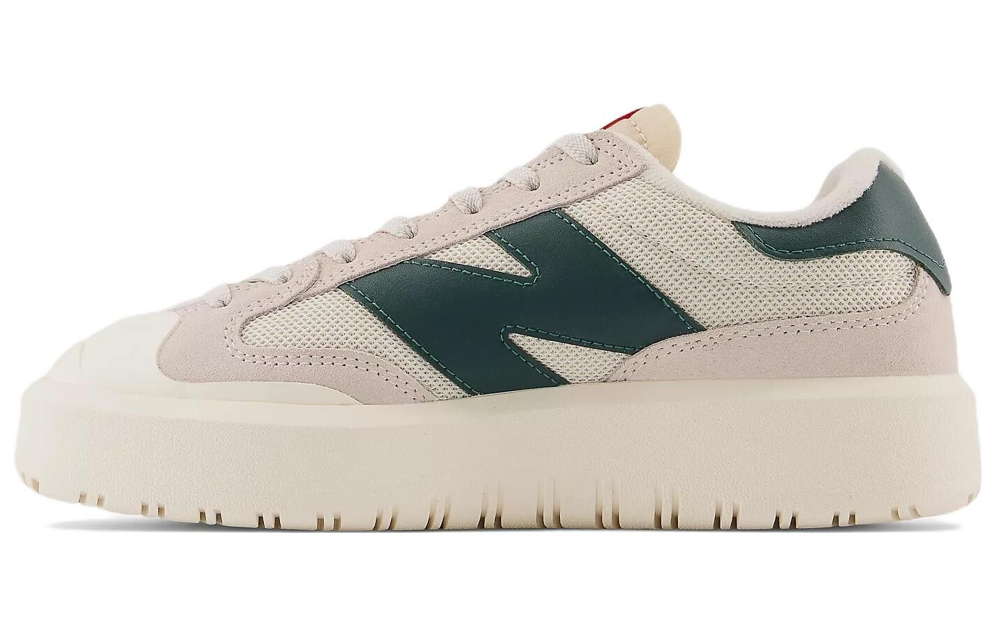 Кроссовки New Balance CT302: Стиль и комфорт в бежево-зеленой гамме