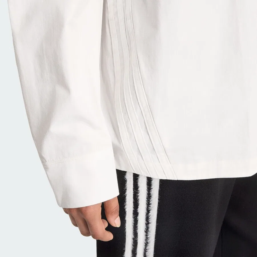 Блузка ADIDAS ORIGINALS цвета «слоновая кость» — фото 4