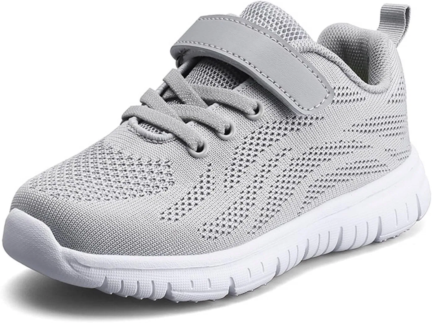 Детские кроссовки для девочек и мальчиков дышащие с принтом, Light Gray