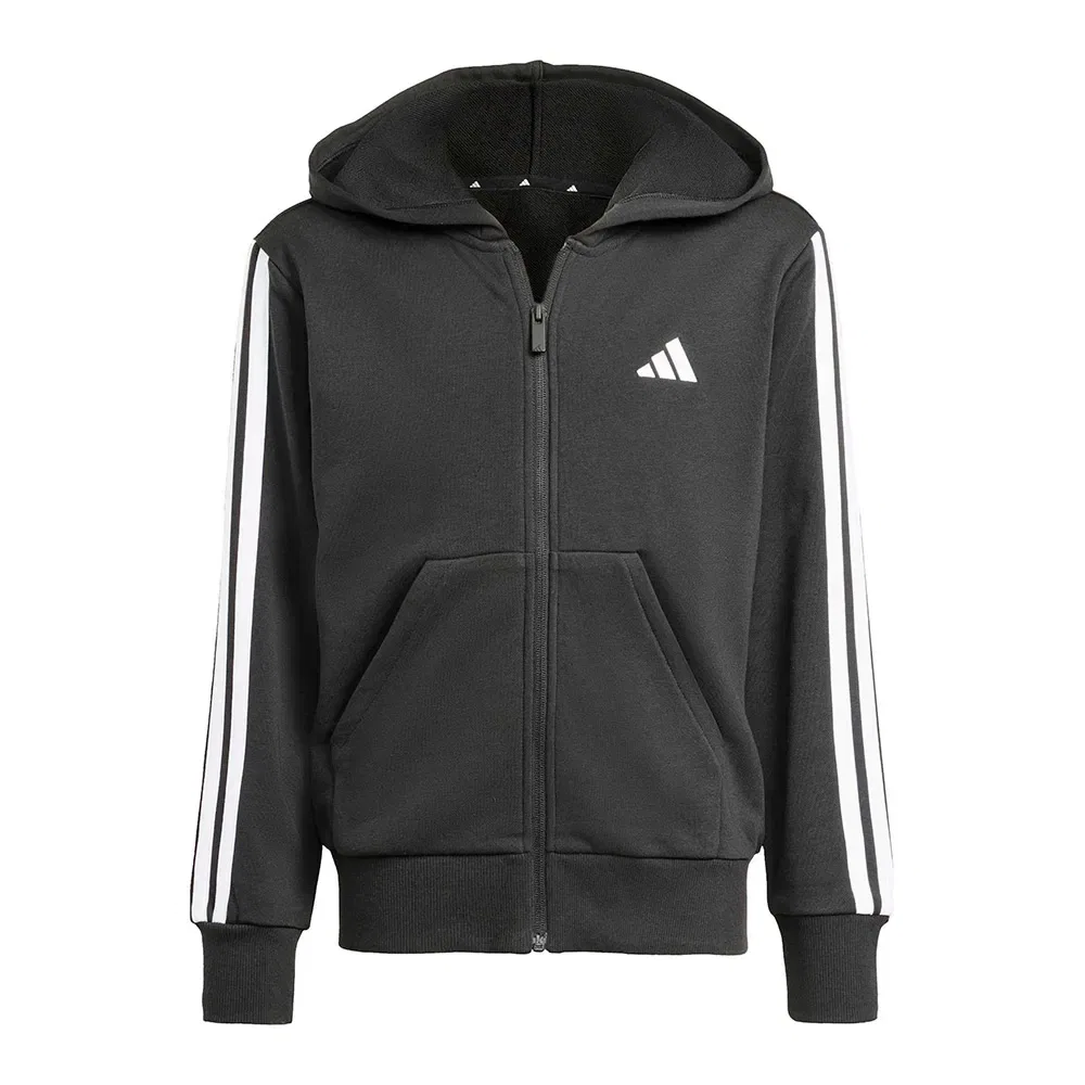 Худи на молнии Adidas Essentials Adidas, черный — фото 3